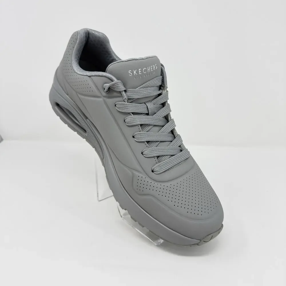 Skechers Street Uno Stand On Air Gray Sneakers Memory Foam Men’s US 10